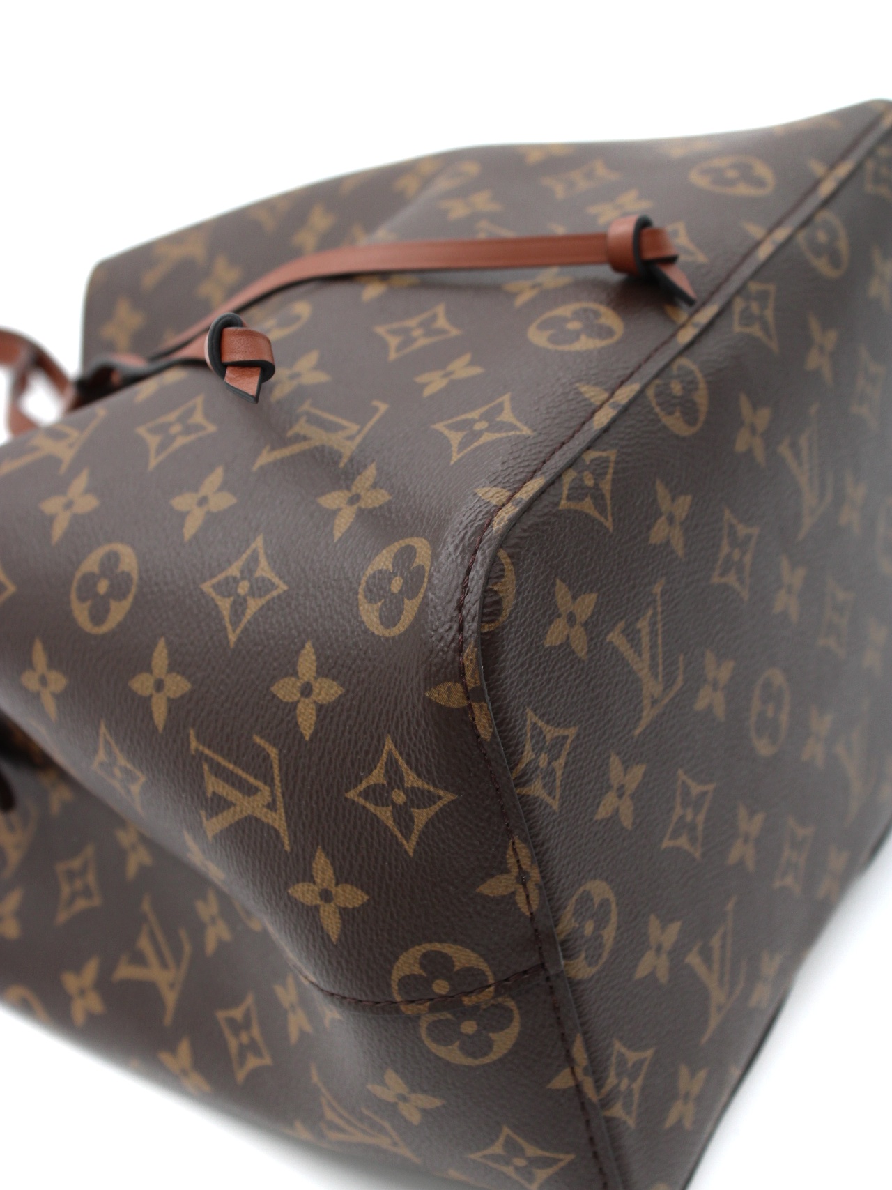 Borsa Louis Vuitton NéoNoé MM in monogram ed inserti marrone thumb