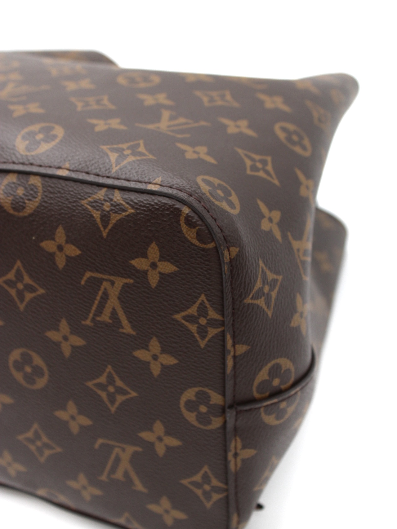 Borsa Louis Vuitton NéoNoé MM in monogram ed inserti marrone thumb