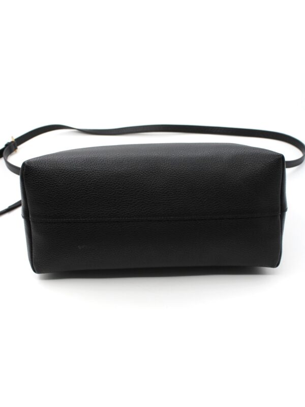 Shopper Prada in pelle nera martellata