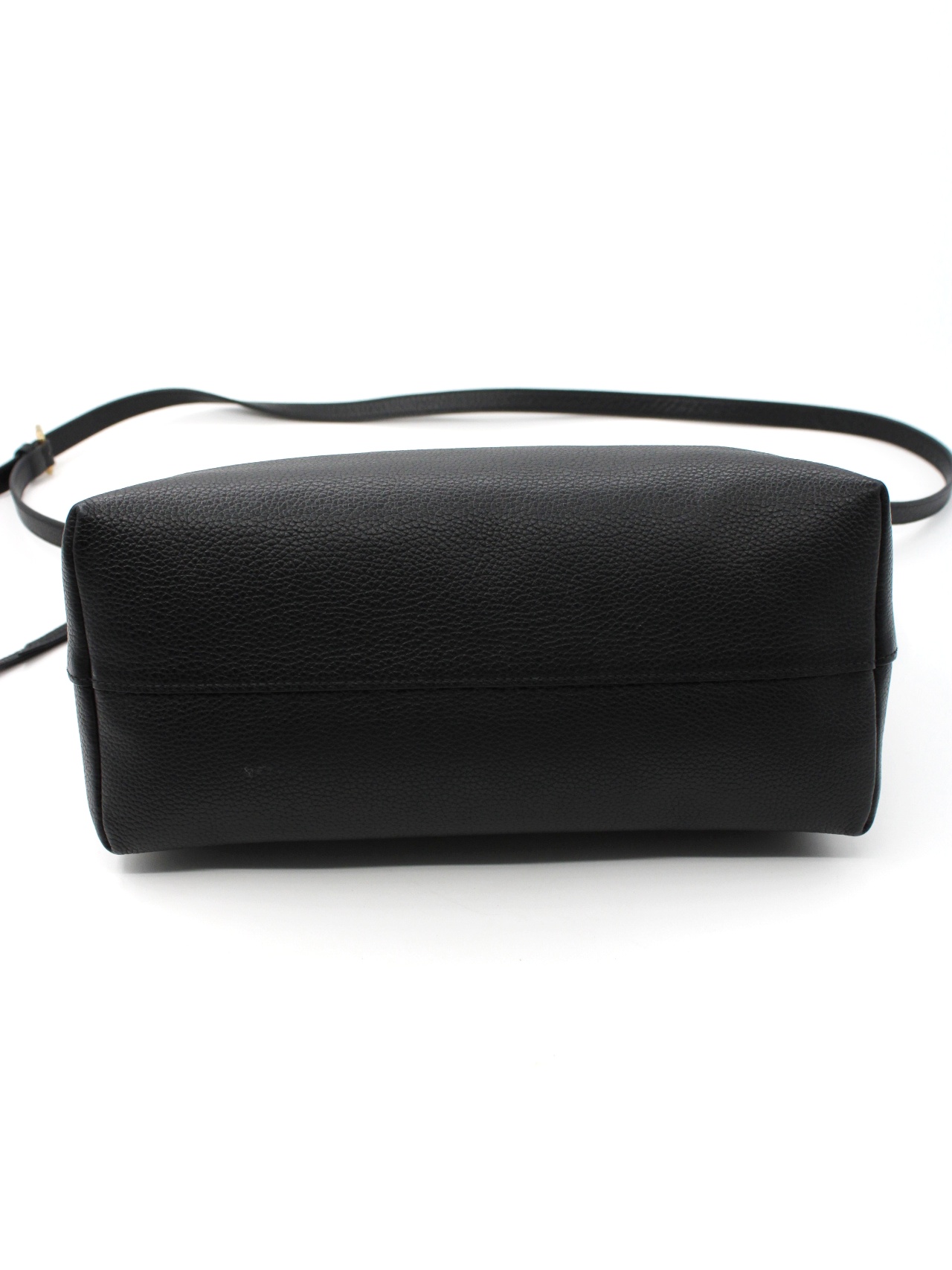 Shopper Prada in pelle nera martellata thumb