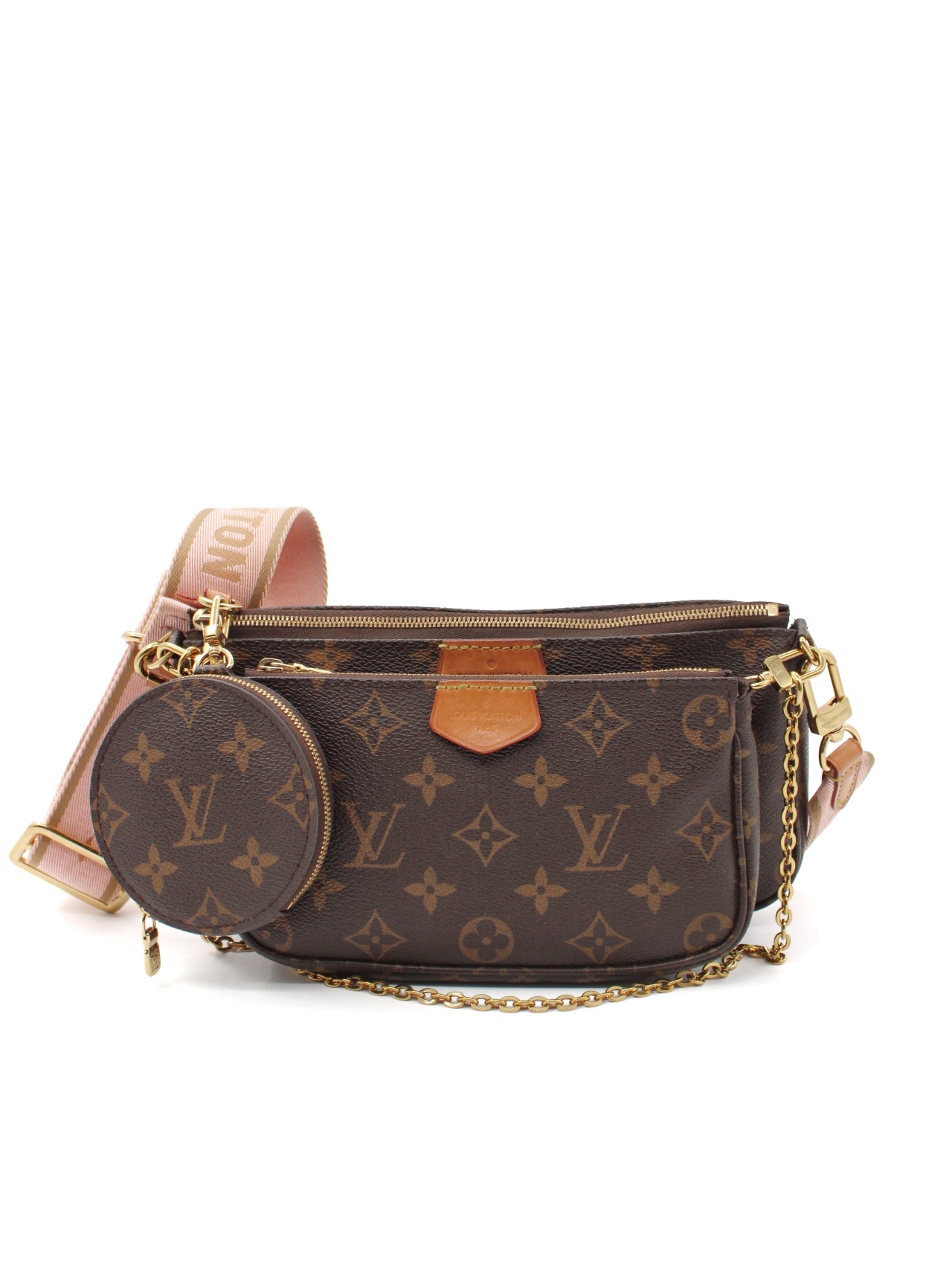 Louis Vuitton Multi pochette monogram rosa thumb