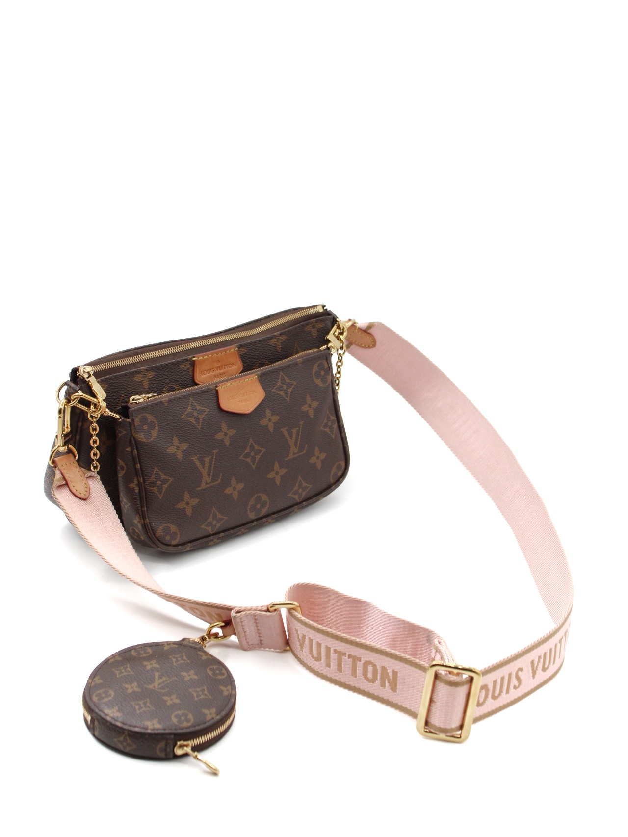 Louis Vuitton Multi pochette monogram rosa thumb