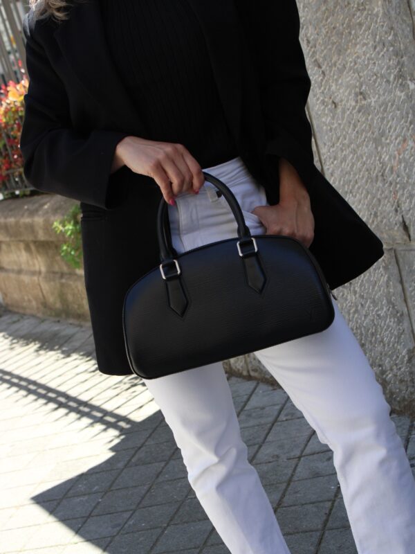 Borsa Louis Vuitton Jasmine in pelle Epi nera