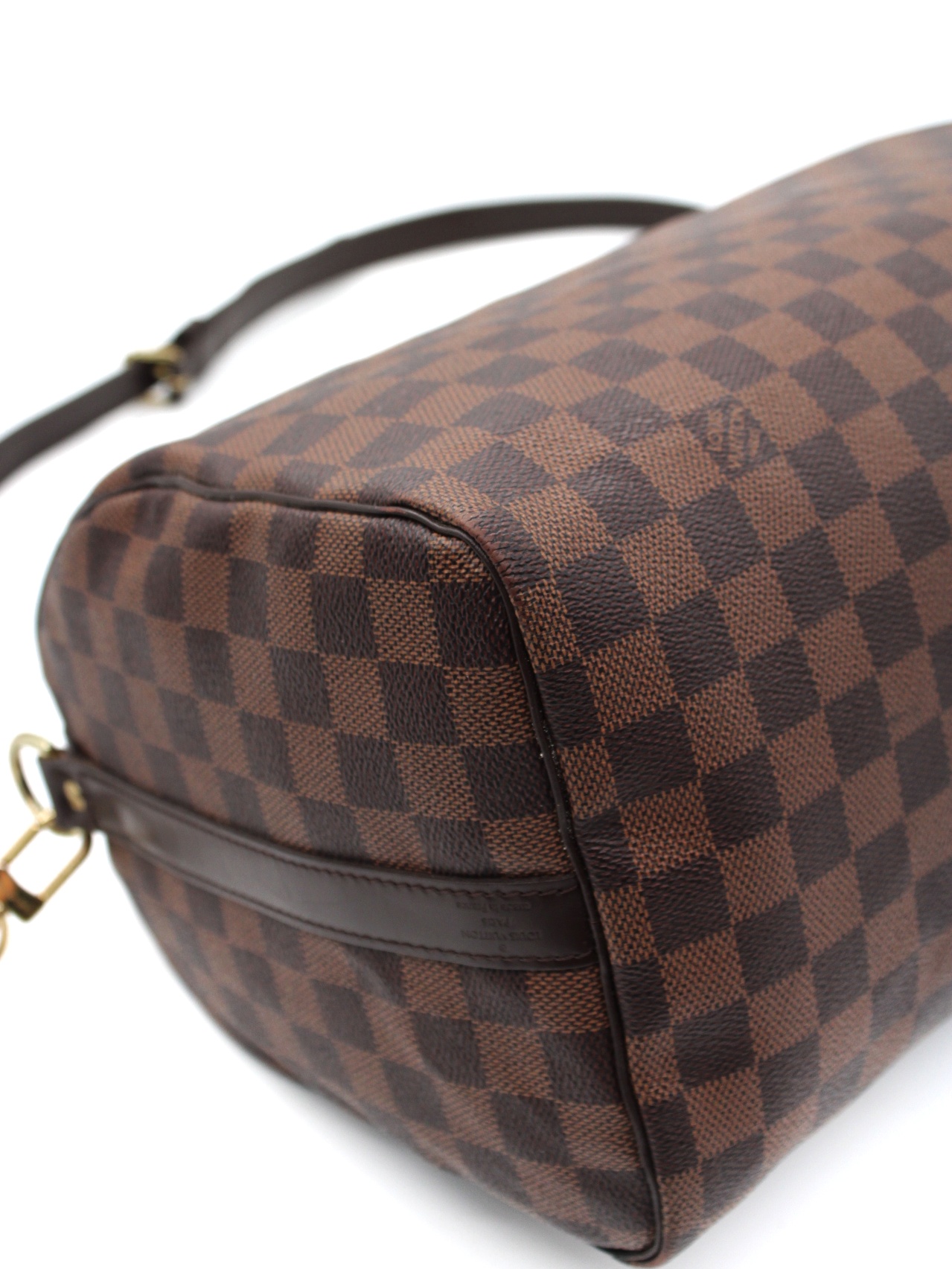 Bauletto Louis Vuitton Speedy 30 bandouliere in damier ebene thumb