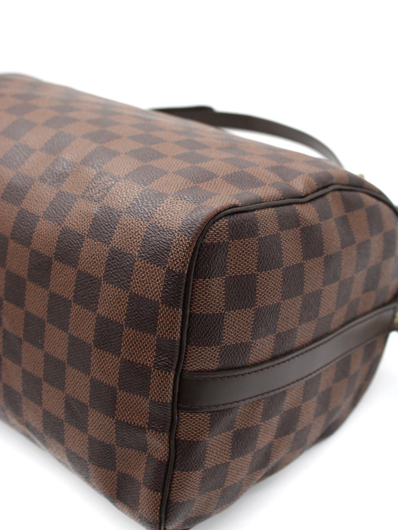 Bauletto Louis Vuitton Speedy 30 bandouliere in damier ebene thumb