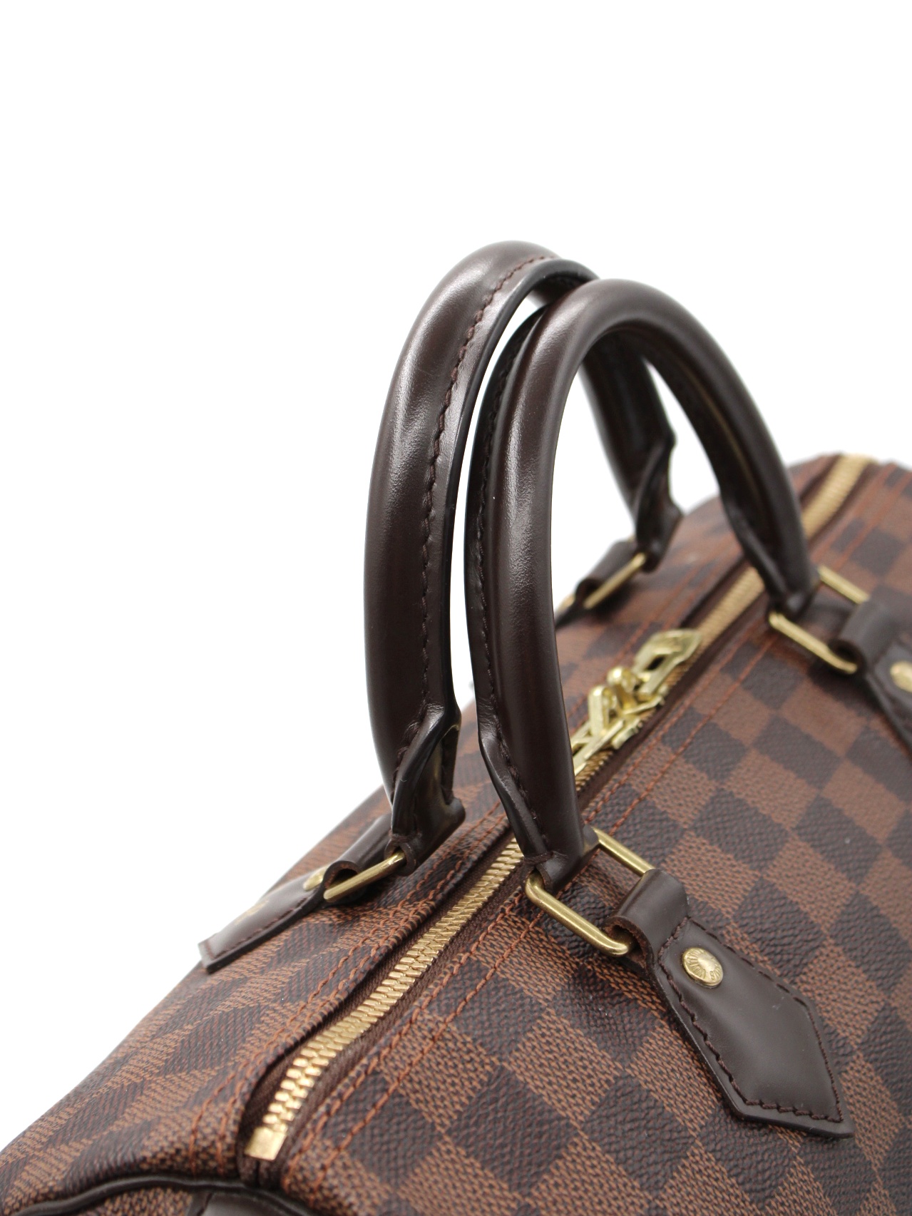 Bauletto Louis Vuitton Speedy 30 bandouliere in damier ebene thumb