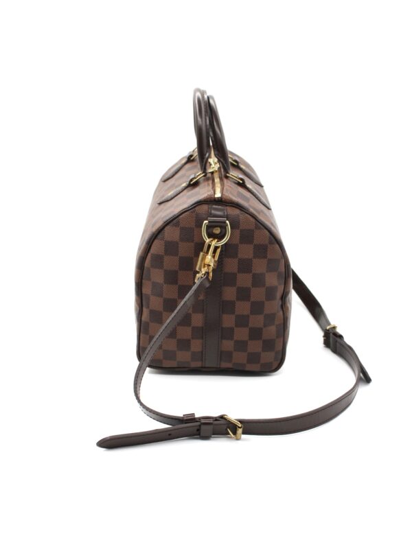 Bauletto Louis Vuitton Speedy 30 bandouliere in damier ebene