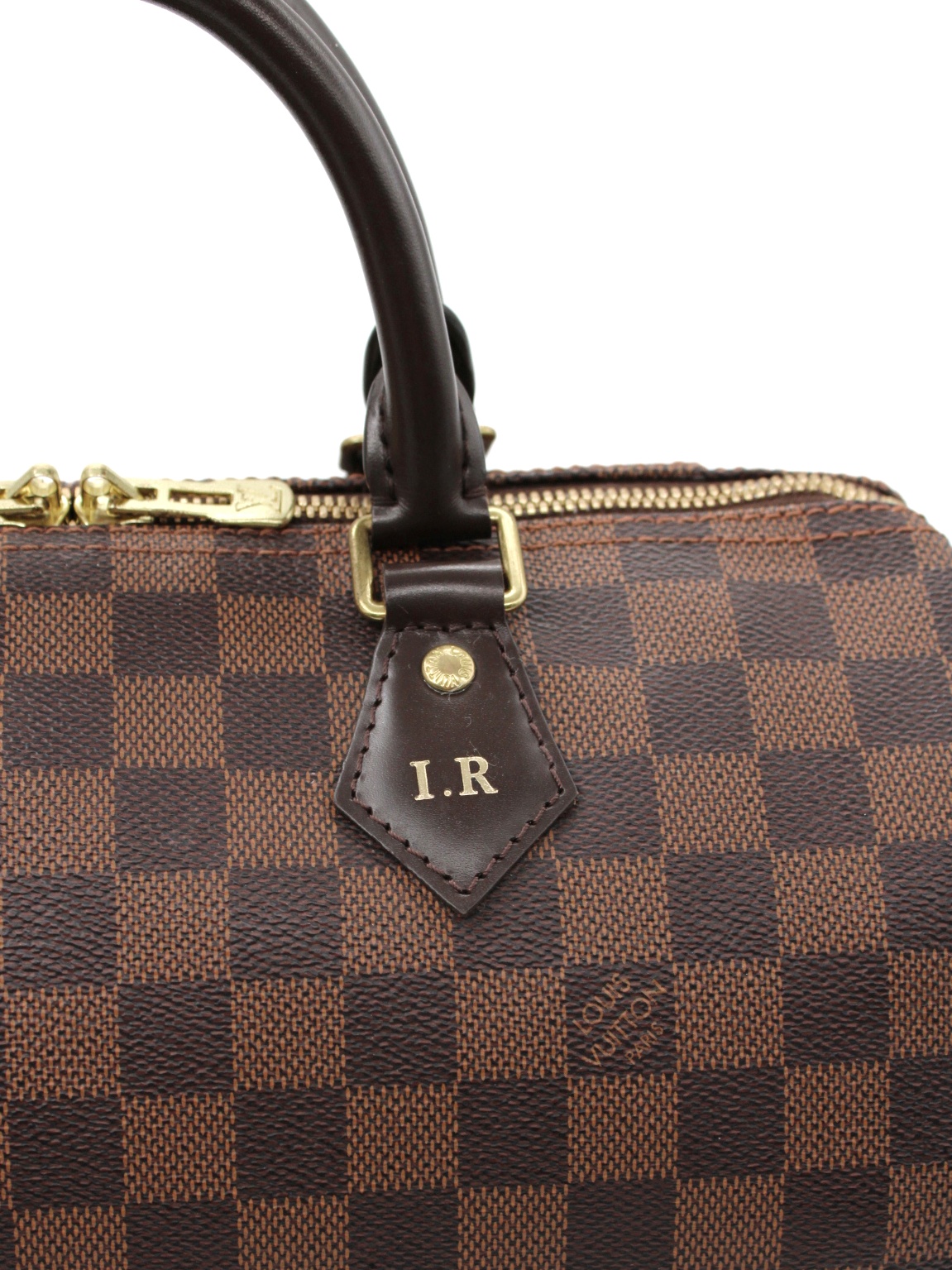 Bauletto Louis Vuitton Speedy 30 bandouliere in damier ebene thumb