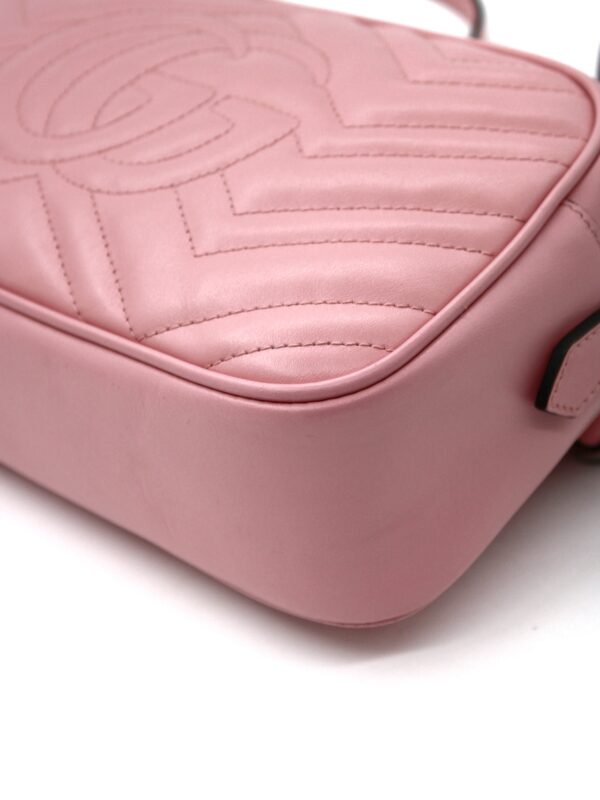 Borsa Gucci Marmont 24 in pelle rosa