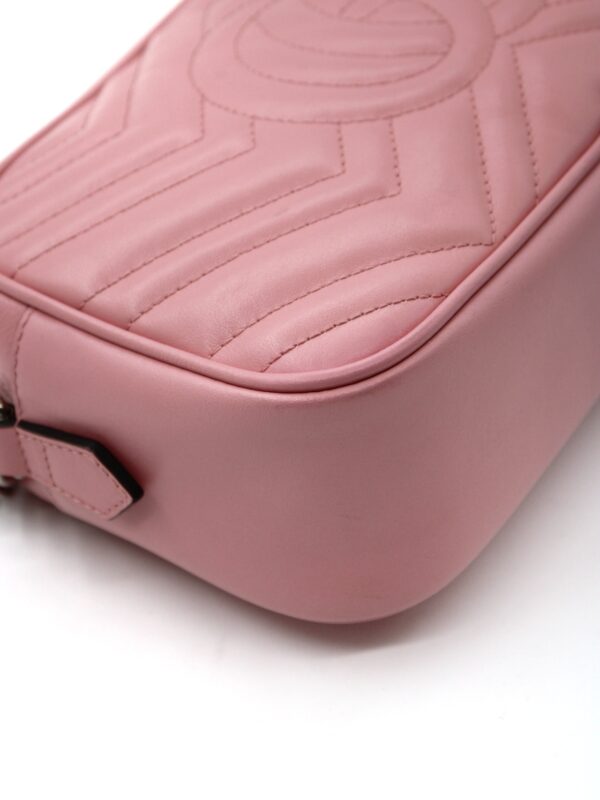 Borsa Gucci Marmont 24 in pelle rosa
