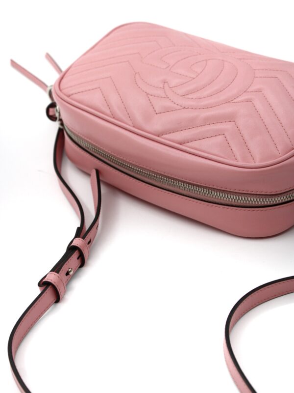 Borsa Gucci Marmont 24 in pelle rosa