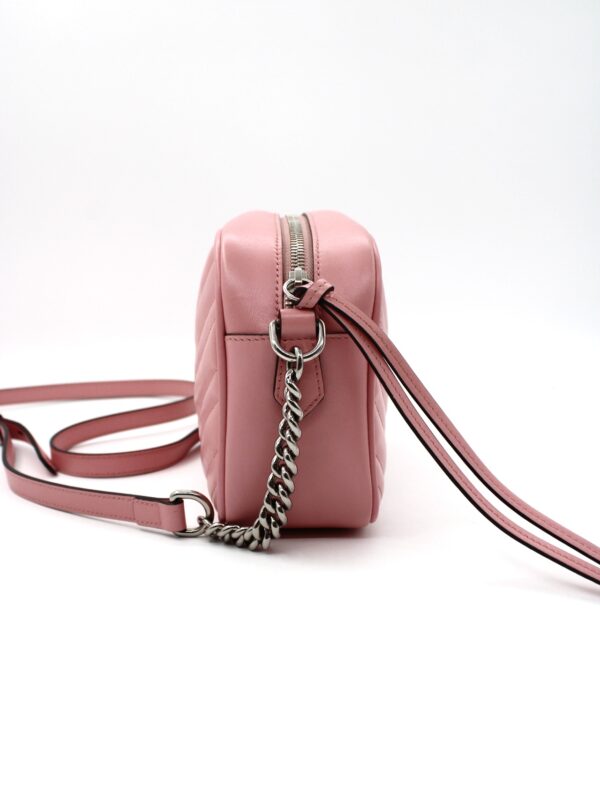 Borsa Gucci Marmont 24 in pelle rosa