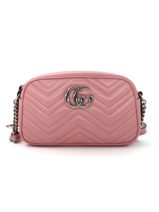 Borsa Gucci Marmont 24 in pelle rosa