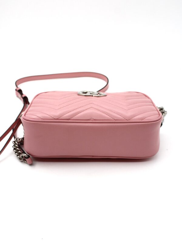 Borsa Gucci Marmont 24 in pelle rosa