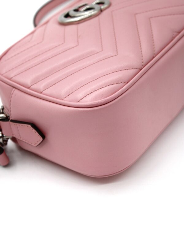 Borsa Gucci Marmont 24 in pelle rosa