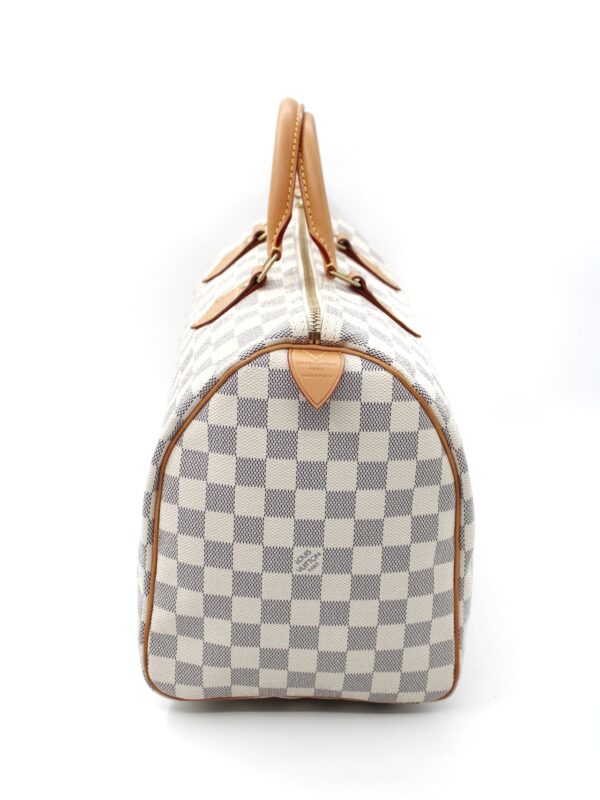 Borsa Louis Vuitton Speedy 35 Damier azur