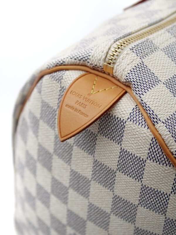 Borsa Louis Vuitton Speedy 35 Damier azur