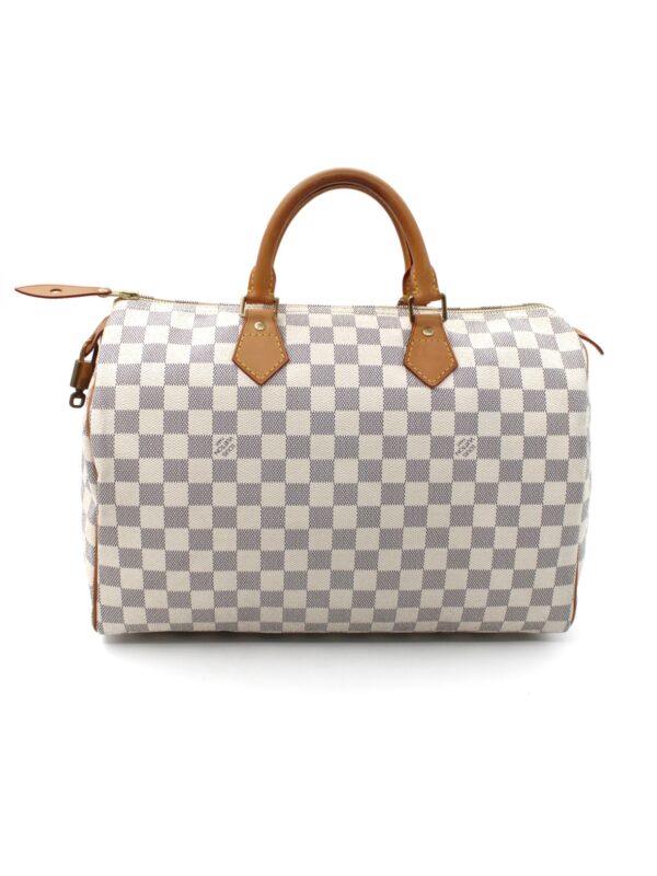 Borsa Louis Vuitton Speedy 35 Damier azur