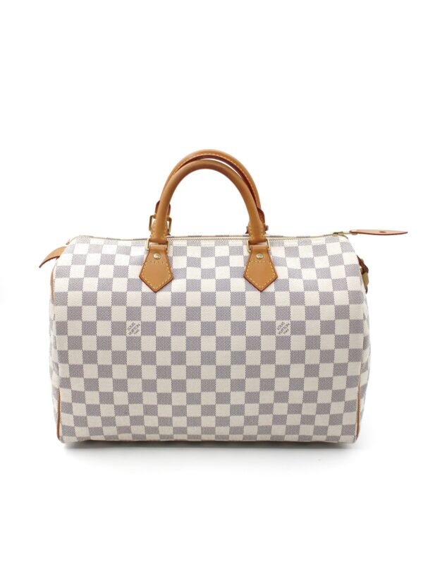 Borsa Louis Vuitton Speedy 35 Damier azur