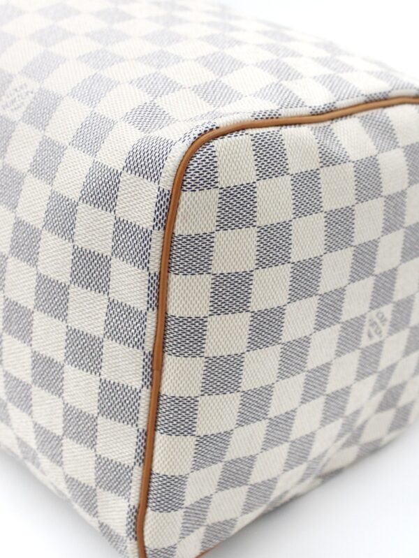 Borsa Louis Vuitton Speedy 35 Damier azur