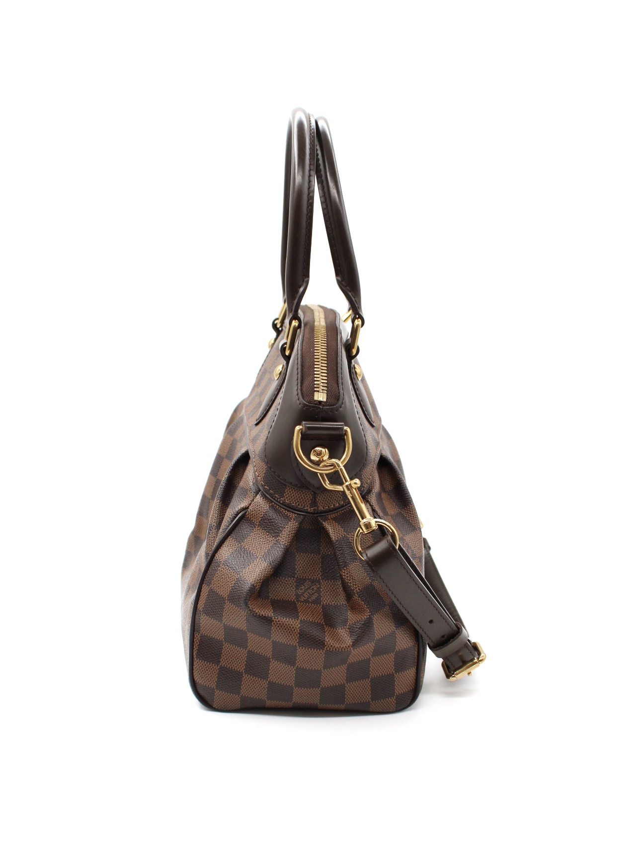 Borsa Louis Vuitton Trevi PM in damier ebene thumb
