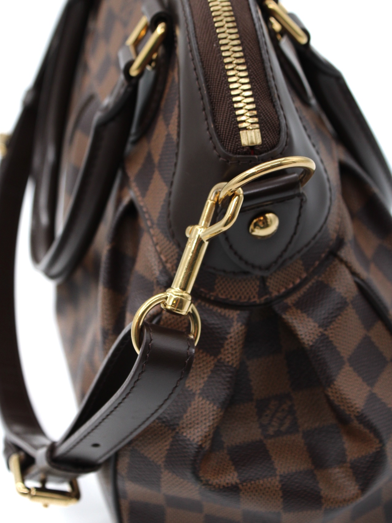 Borsa Louis Vuitton Trevi PM in damier ebene thumb