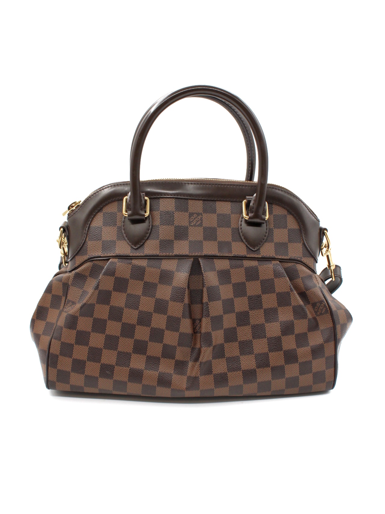 Borsa Louis Vuitton Trevi PM in damier ebene thumb
