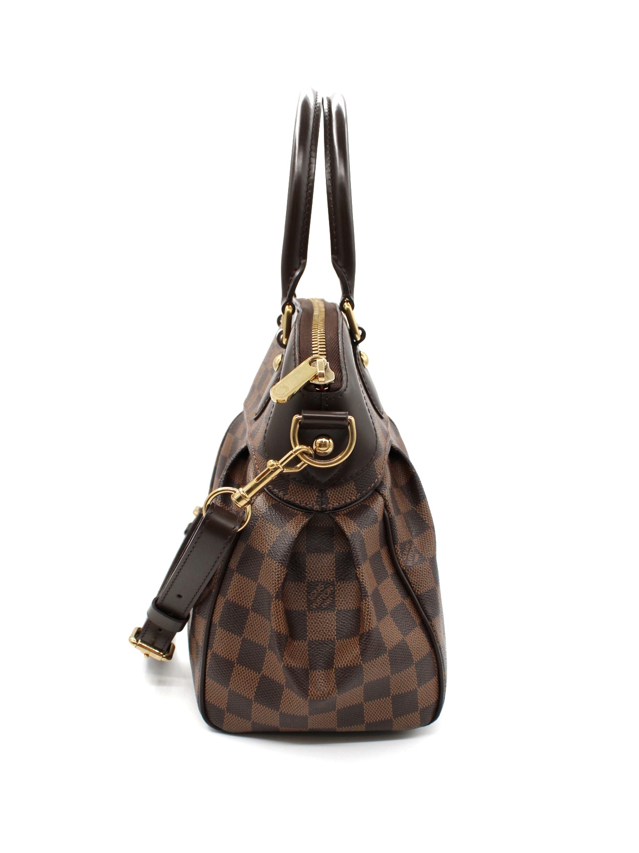 Borsa Louis Vuitton Trevi PM in damier ebene thumb
