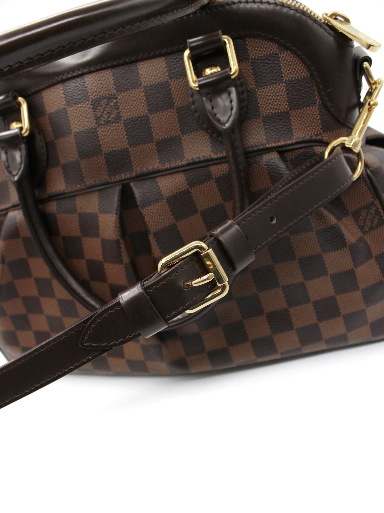 Borsa Louis Vuitton Trevi PM in damier ebene thumb