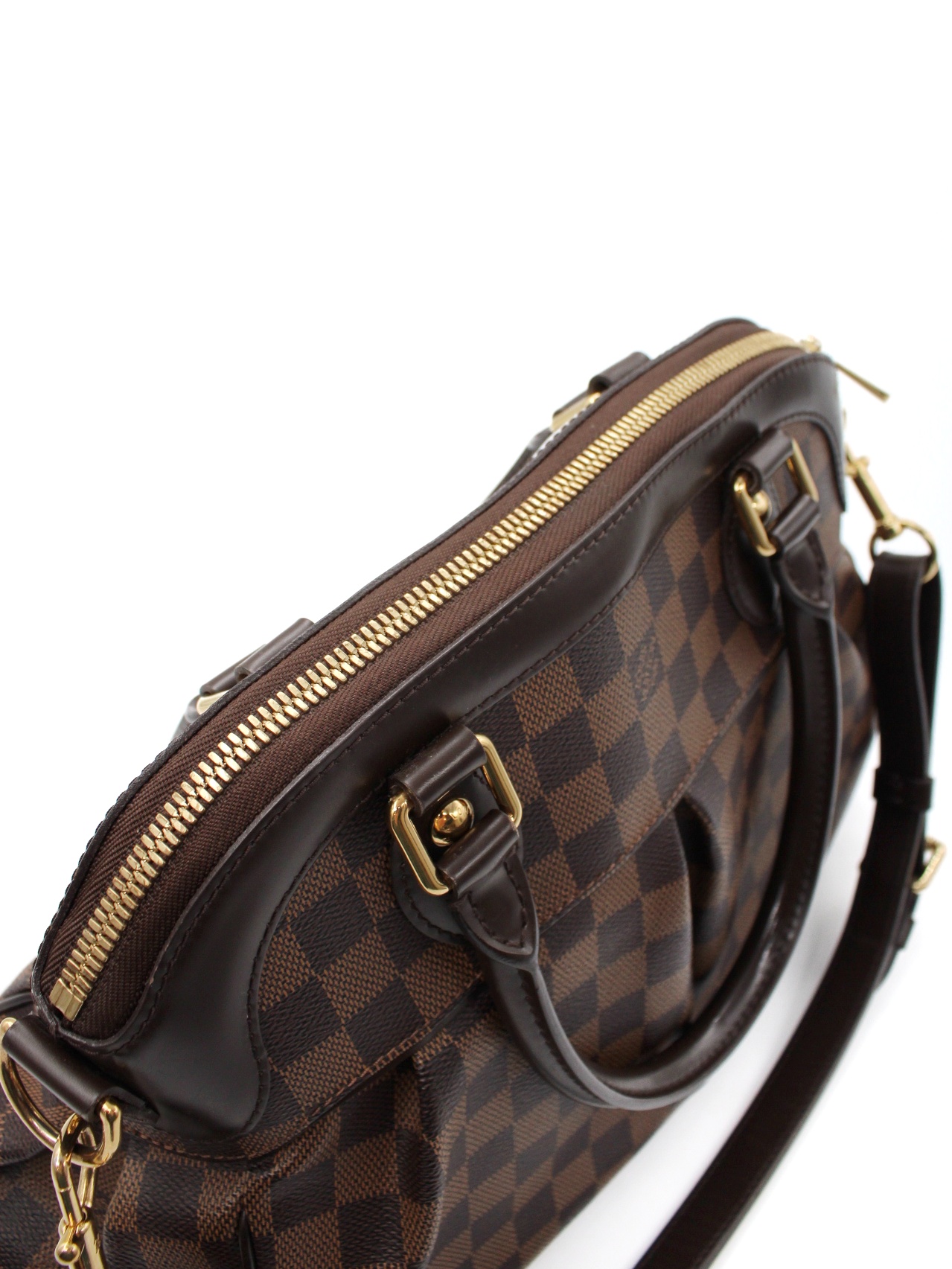 Borsa Louis Vuitton Trevi PM in damier ebene thumb