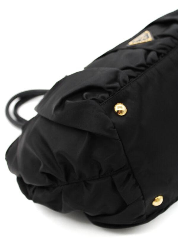 Borsa Prada in tela vela arricciata