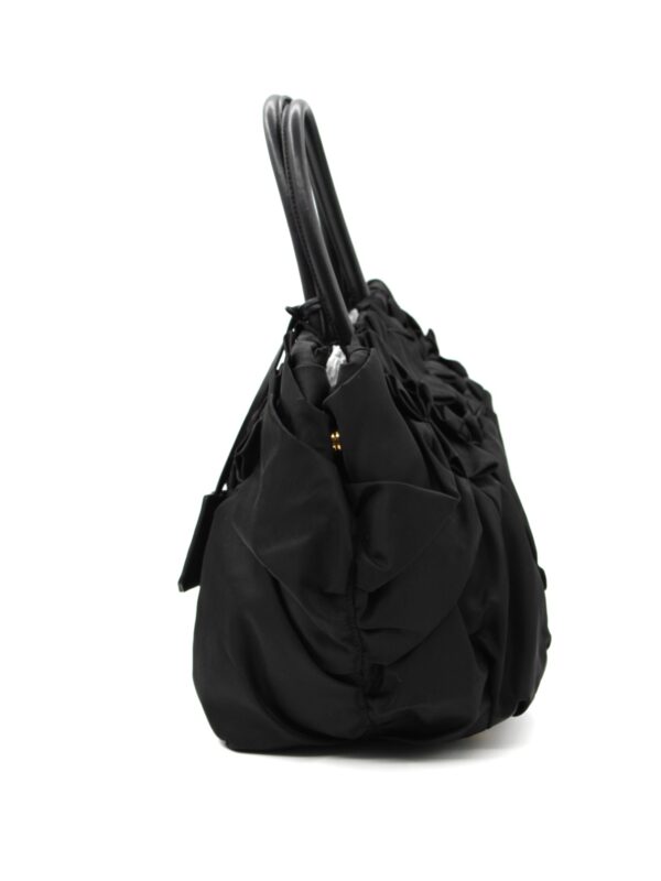 Borsa Prada in tela vela arricciata