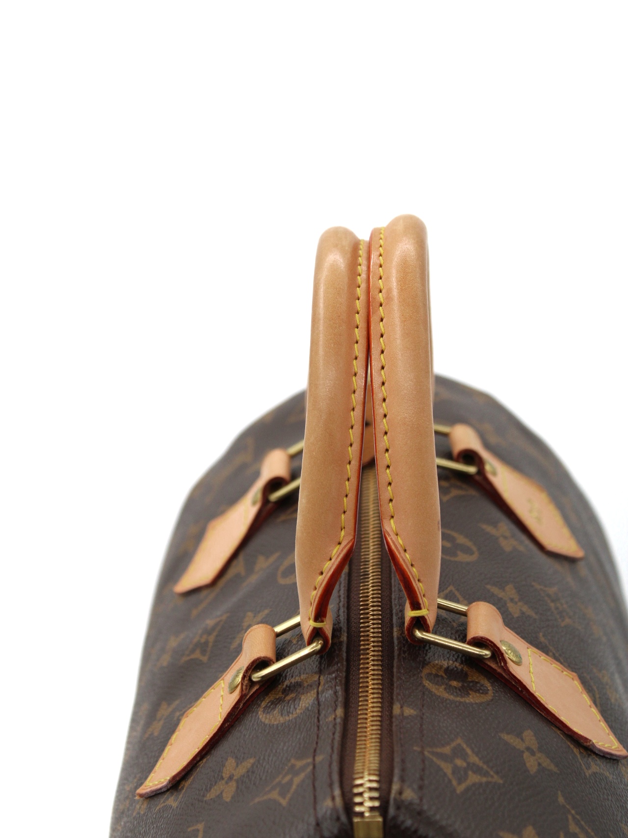 Louis Vuitton Speedy 30 monogram con iniziali R P thumb