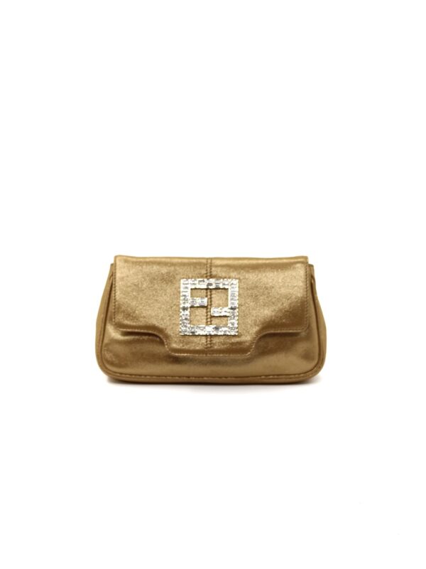 Pochette Fendi Clutch dorata