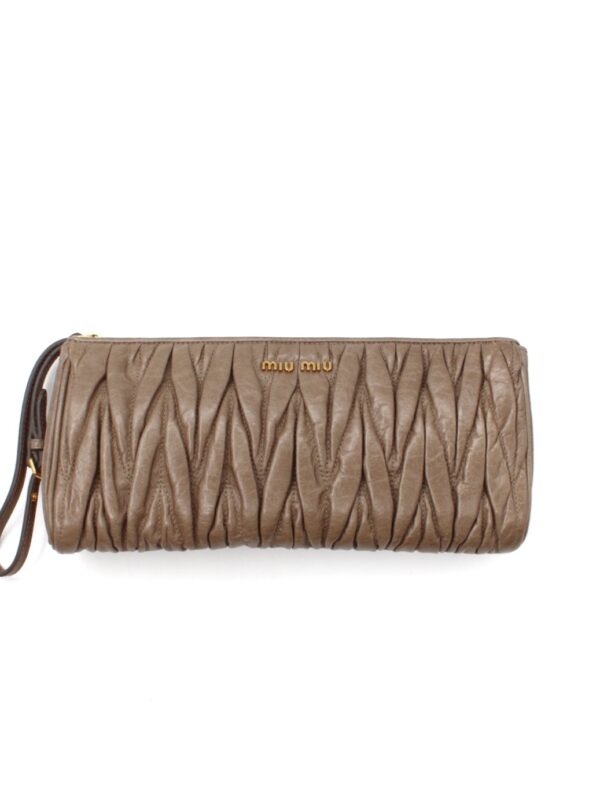 Pochette Miu Miu in pelle Matelassé