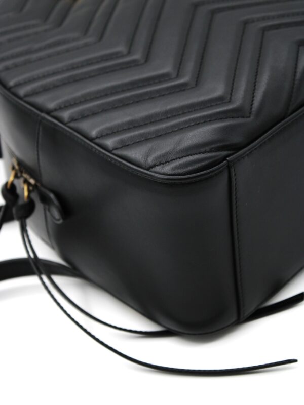 Zaino Gucci Marmont in pelle nera