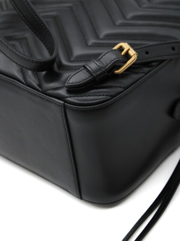 Zaino Gucci Marmont in pelle nera