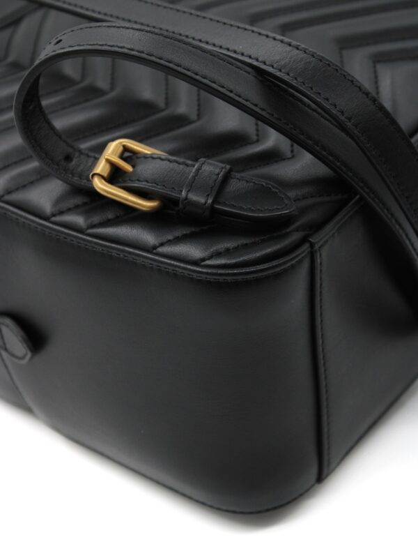 Zaino Gucci Marmont in pelle nera