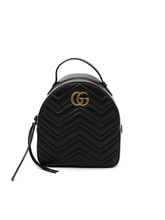 Zaino Gucci Marmont in pelle nera
