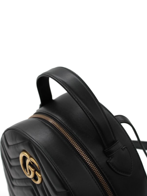 Zaino Gucci Marmont in pelle nera