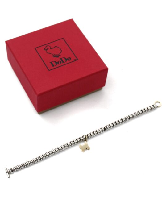 Bracciale DoDo Rondelle Con Charm Farfalla