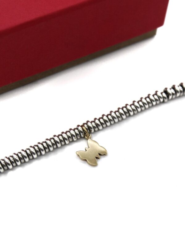 Bracciale DoDo Rondelle Con Charm Farfalla
