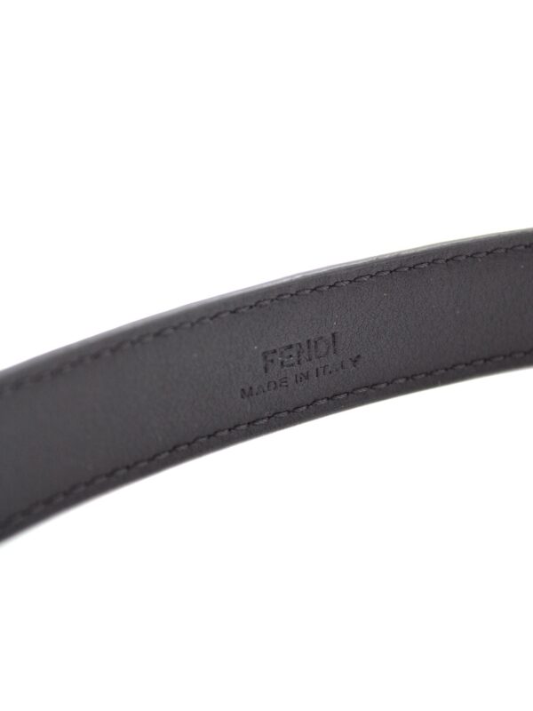 Cintura Fendi FF In Pelle Marrone e Nera