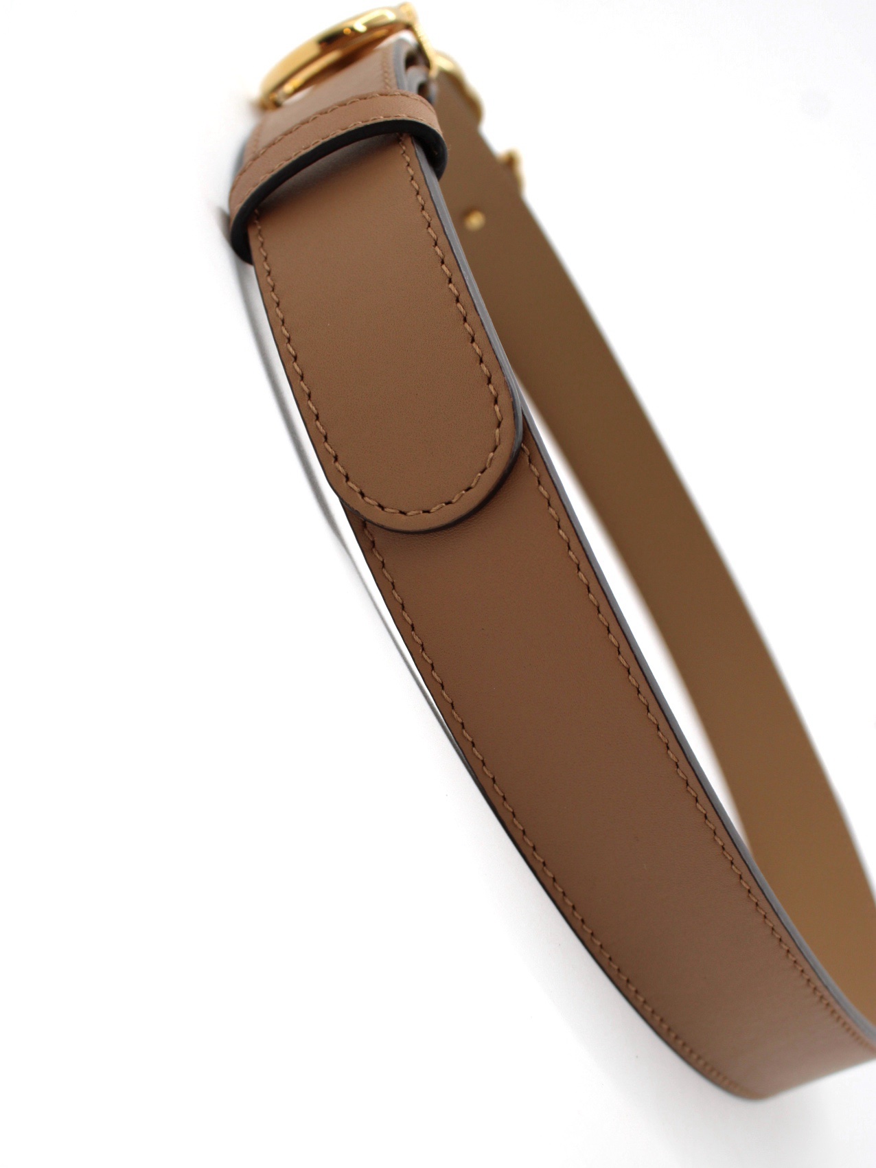 Cintura Gucci Interlocking Cammello thumb