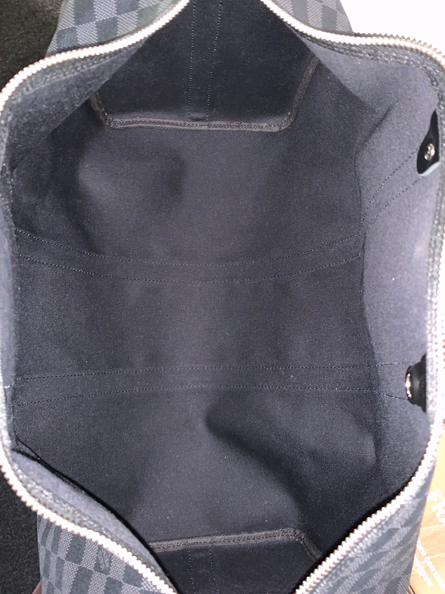 Keepall Louis Vuitton Bandouliere 45 in Damier Graphite thumb