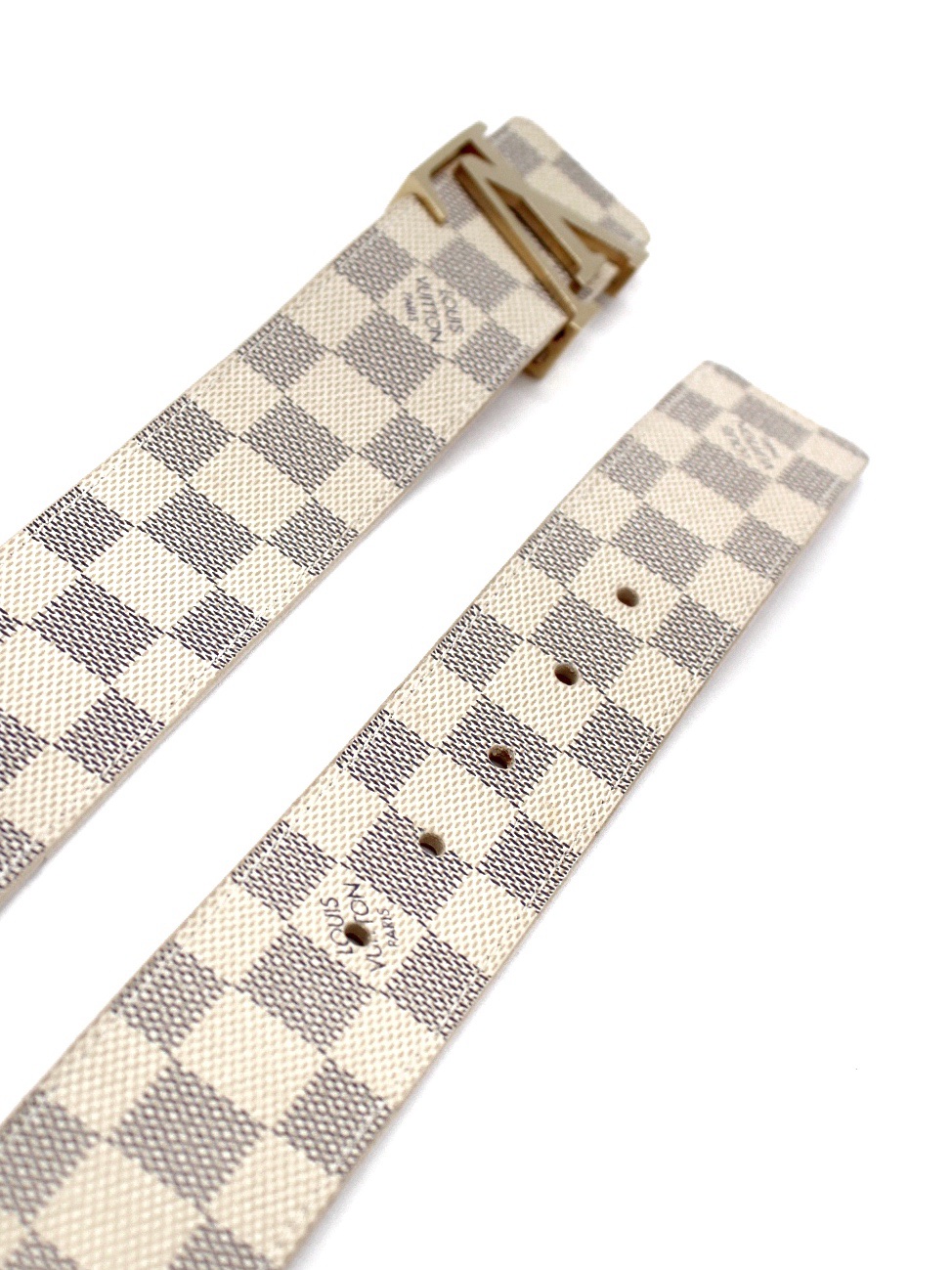 Cintura Louis Vuitton Initiales Damier Azur thumb