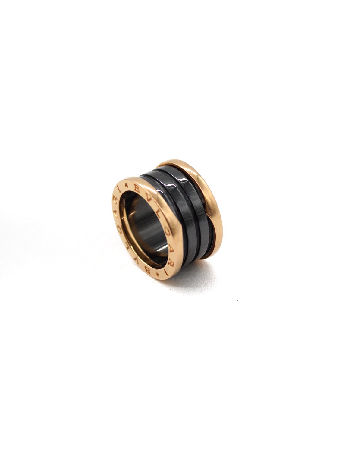 Anello Bulgari Bzero1 Oro Giallo e Ceramica nera thumb