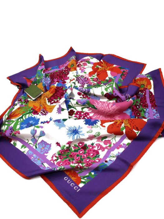 Foulard Gucci In seta Ken Scott Floreale