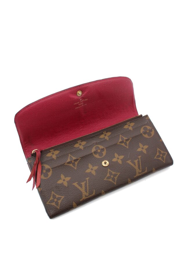 Portafoglio Louis Vuitton Emilie Monogram Fucsia