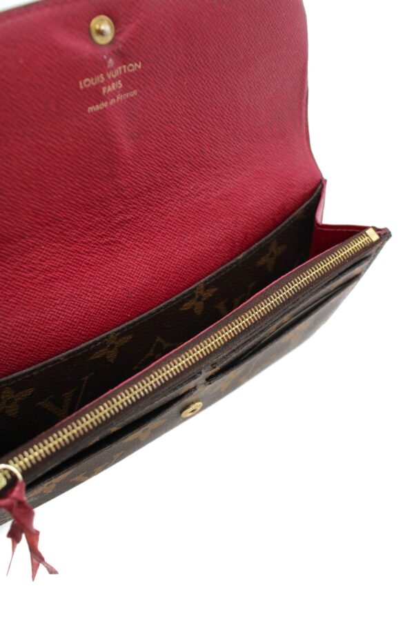 Portafoglio Louis Vuitton Emilie Monogram Fucsia